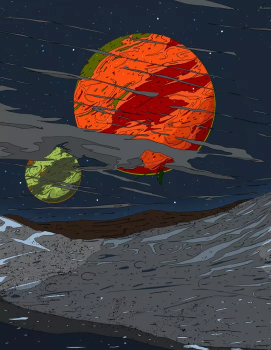 Nicholas: Paesaggio di fantascienza