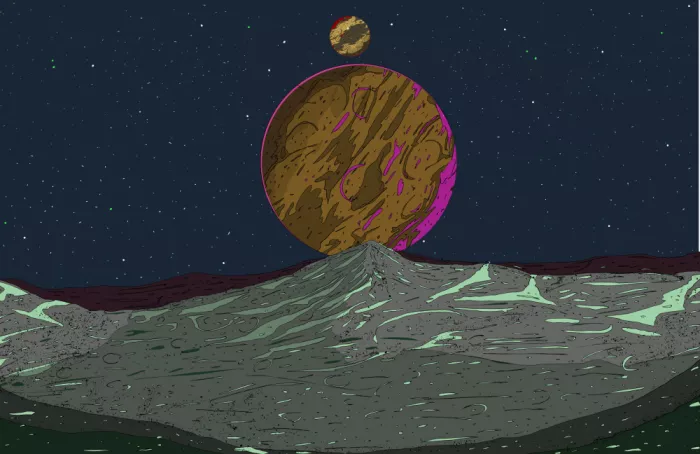 Nicholas: Paisaje de ciencia ficción