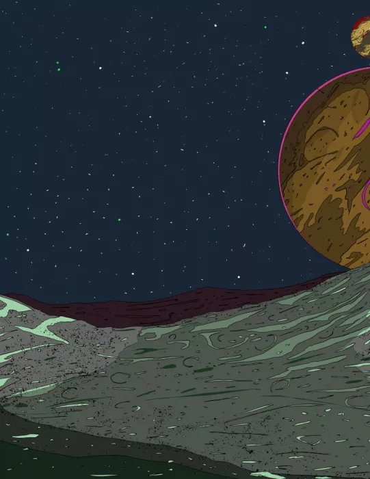 Nicholas: Science-Fiction Landschaft