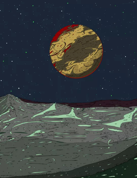 Nicholas: Paisaje de Ciencia Ficción