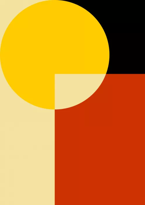 Kulkarni, Nilesh: Vintage Modern Abstract : Terracotta Sunrise