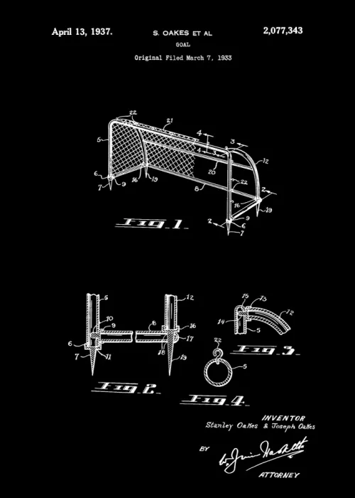 Magnusson, Andreas: Goal Patent 1933