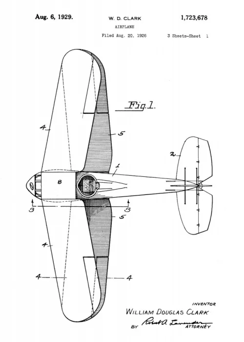 Magnusson, Andreas: Flugzeugpatent 1926