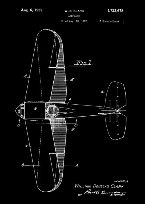Magnusson, Andreas: Flugzeugpatent 1926