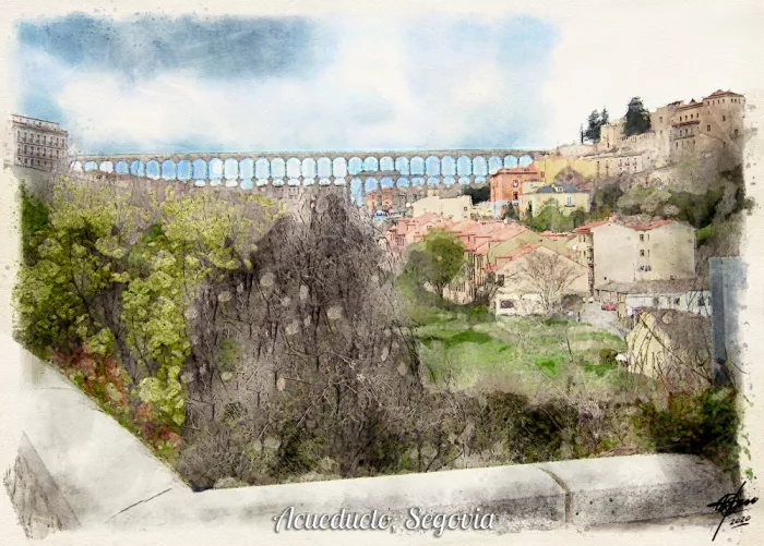 Russo, Osvaldo: Acueducto Segovia3