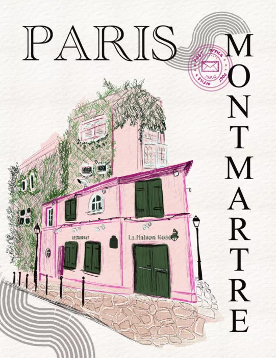 the, by Art: La casa rosa París