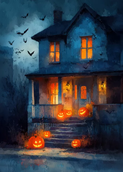 Jaszke, Justyna: Escena de Halloween (4)
