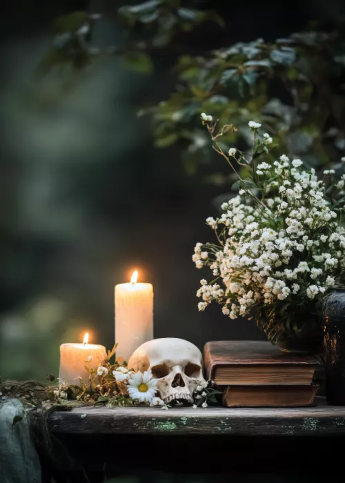 Jaszke, Justyna: Spell Book Halloween Scene (2)