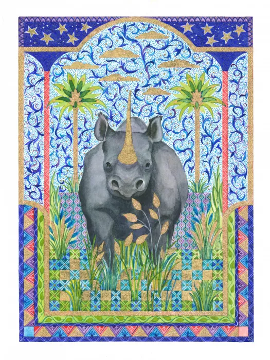 Brent, Isabelle: Illustrazione di rinoceronte