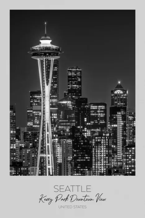 Viola, Melanie: Im Fokus: Seattle Skyline bei Nacht