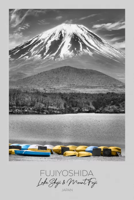 Viola, Melanie: A fuoco: Lago Shoji con lo straordinario Monte Fuji | chiave cromatica