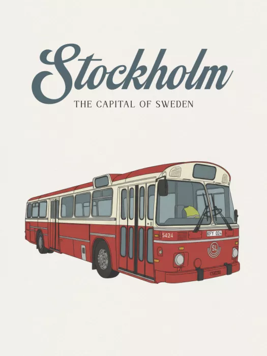 Magnusson, Andreas: Stockholm Reiseplakat