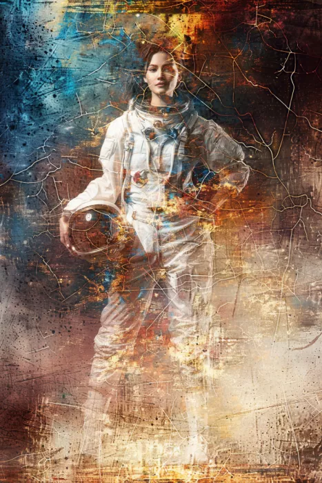 Kulik, Rafal: Astronaut Art Vintage 22