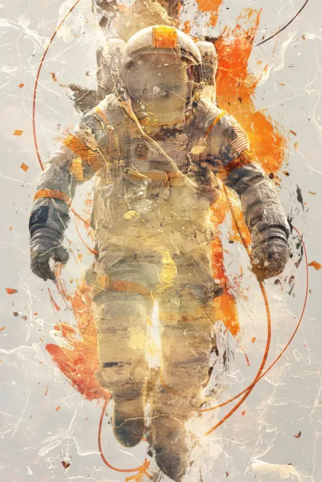 Kulik, Rafal: Astronaut Art Vintage 25