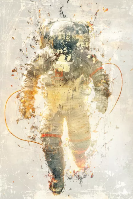 Kulik, Rafal: Astronaut Art Vintage 27