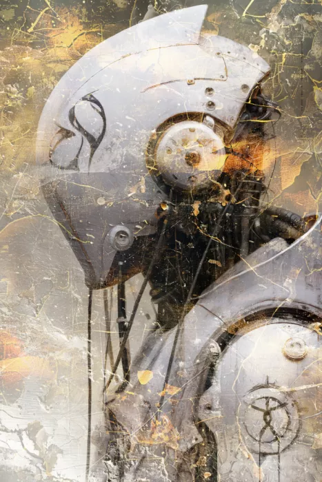 Kulik, Rafal: Cyborg-Kunst Vintage-Illustration 06