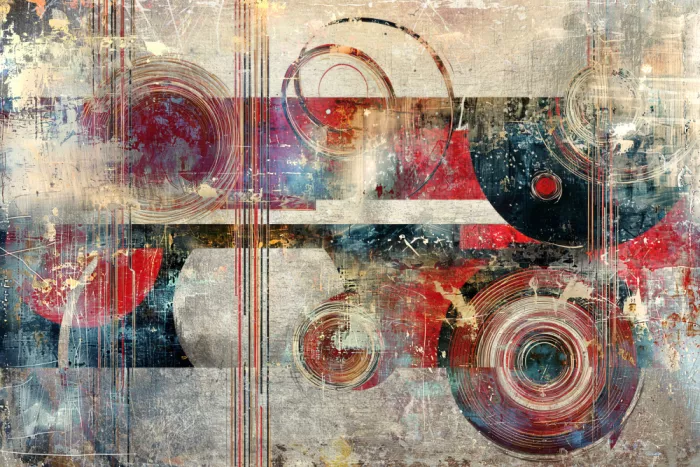 Kulik, Rafal: Arte astratta illustrazione vintage 14