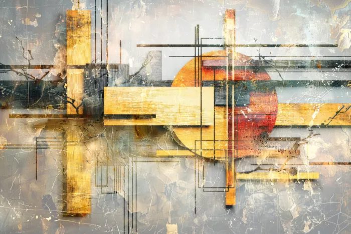 Kulik, Rafal: Abstrakte Kunst Vintage Illustration 50