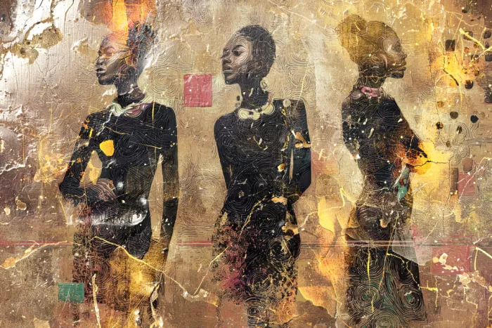 Kulik, Rafal: Africké umění Vintage Ilustrace 32