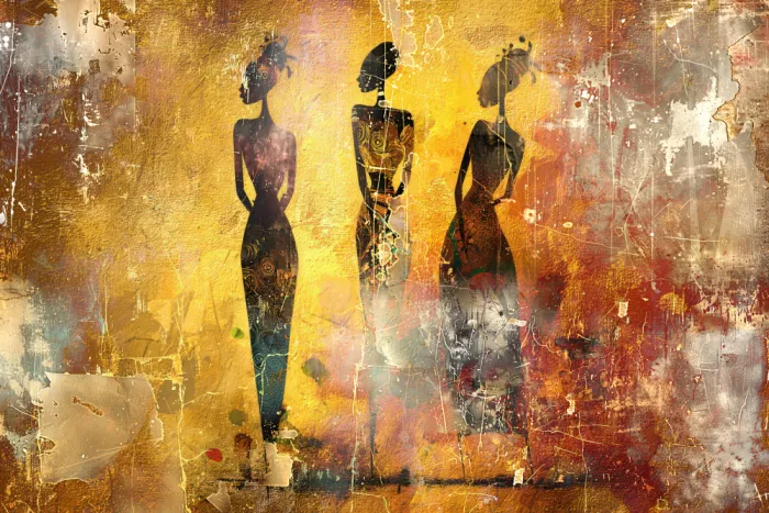 Kulik, Rafal: Africké umění Vintage ilustrace 41