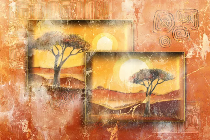 Kulik, Rafal: Arte africana etnica vintage 32