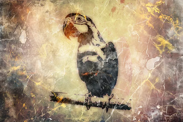Kulik, Rafal: Collage Abstraktion Kunst Vintage 37