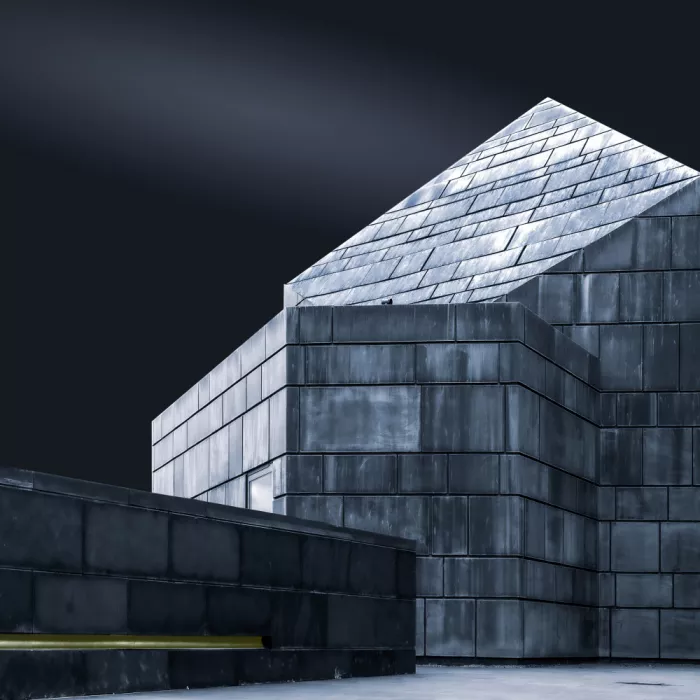 (laGrange), Vangindertael Luc: Lead-clad building