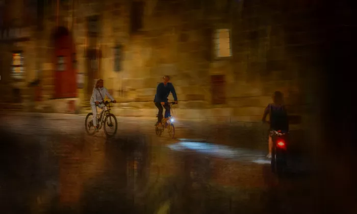 Ohlendorf, Anette: Cyclists in the dark