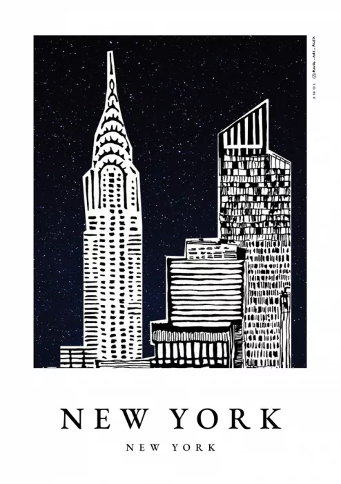 Alex, Art Awol: NEW YORK, HVĚZDNÁ NOC