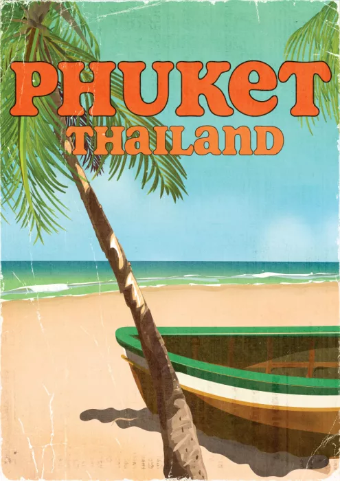 Nicholas: Cestovní plakát Phuket Thajsko