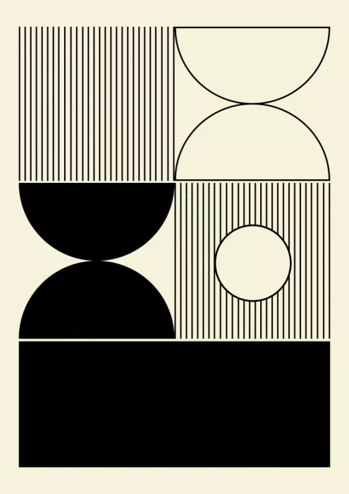 Kulkarni, Nilesh: The Pause - Minimalist Geometric Abstract