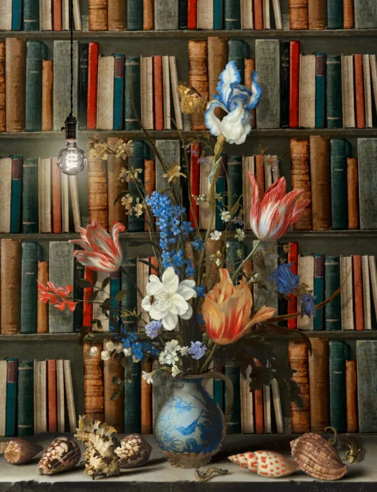den, van Marja: Zátiší s knihami