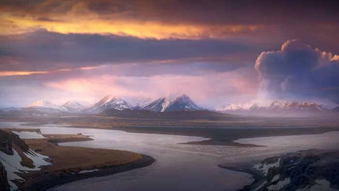 Joanaduenas: Pink sunset in the fjords 7S5724