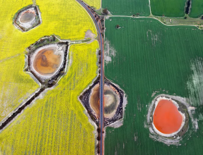 Dou, Shenshen: Estanques de sal en los campos GY