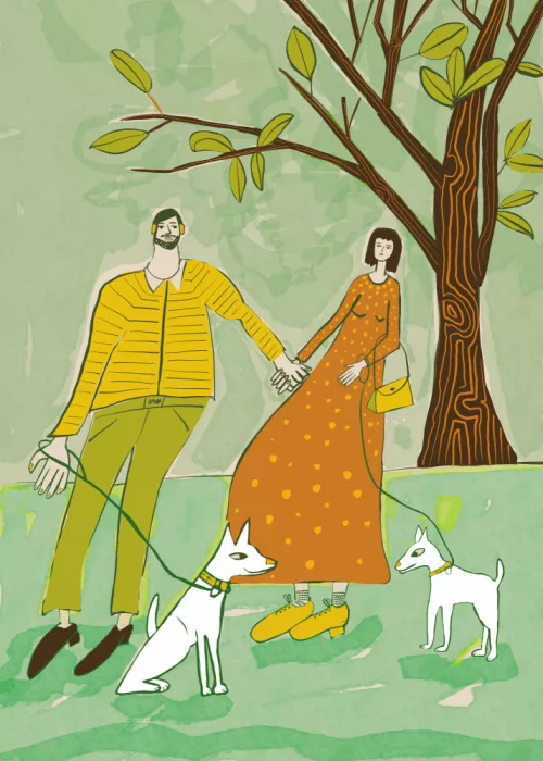 Bursic, Sharyn: Promenade avec les chiens