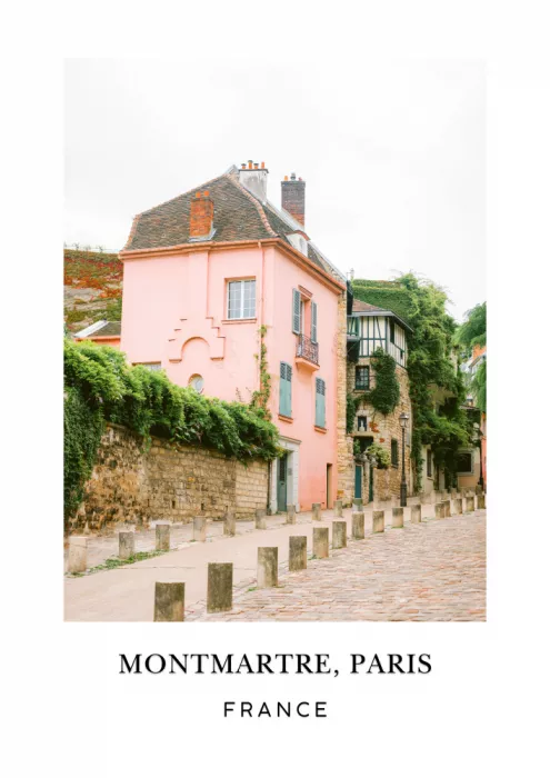 Zwart, Raisa: Montmartre Paris Reiseplakat