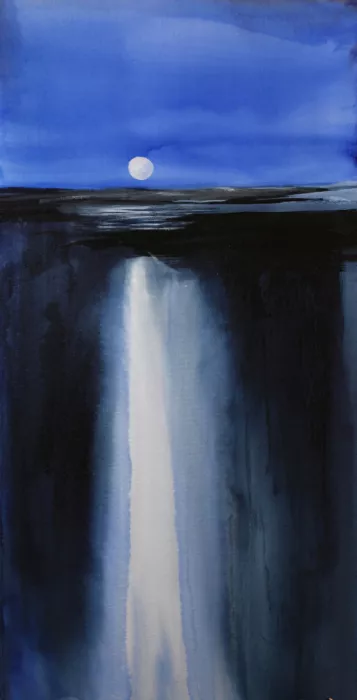 RodMacIver: Atardecer en el río 24 X 48 300 Dpi