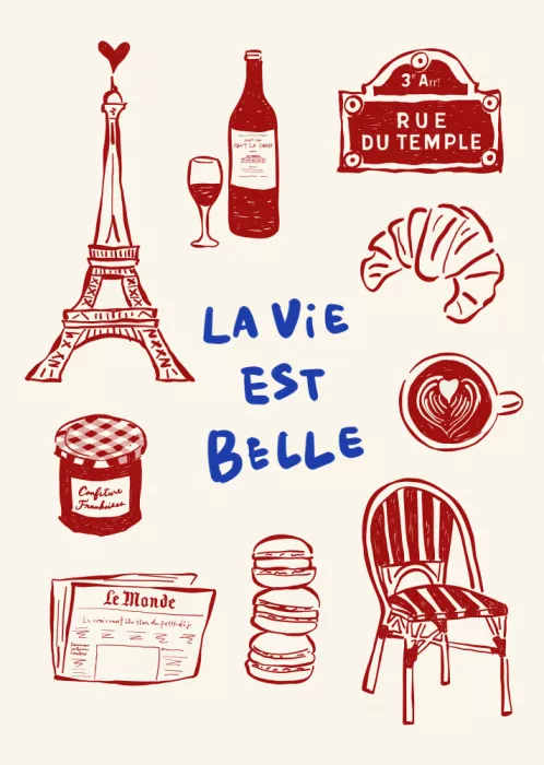 Soléy, Rio: La Vie Est Belle - Paris Poster