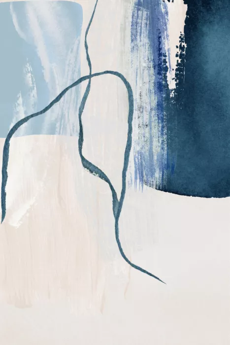 Moss, Ann Sally: Weich und Blau 1
