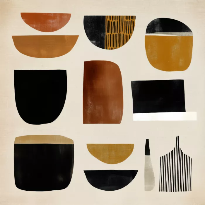 Imaginative: Organic Geometry in Earth Tones
