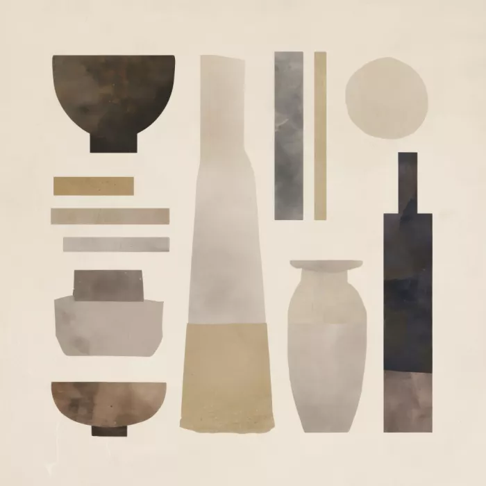 Imaginative: Boho Balance – Neutral Shapes and Objects