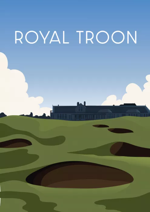 Nicholas: Royal Troon Golfplakat