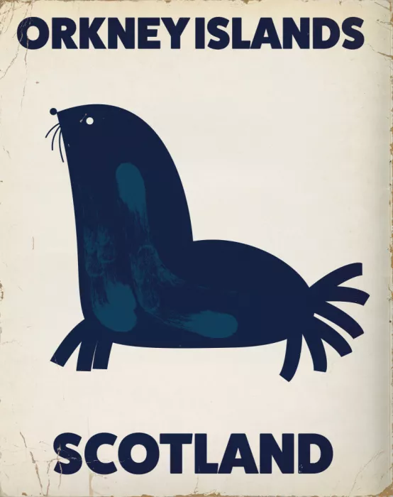 Nicholas: Orkney Islands Scotland Vintage Travel