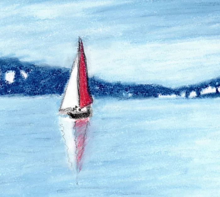 Bragg, Janel: Velero en la bahía de Port Townsend