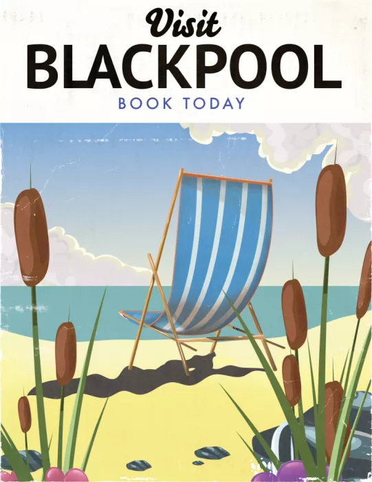 Nicholas: Cartel de viaje Blackpool