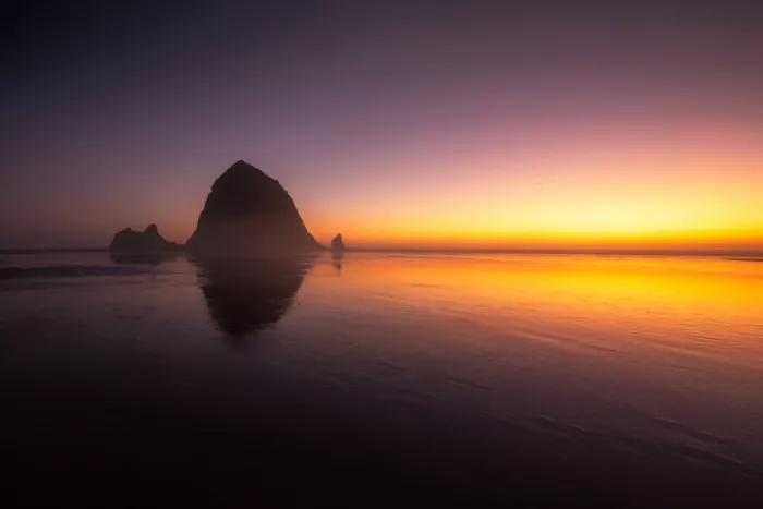 Rong, Herbert: Tramonto nebbioso