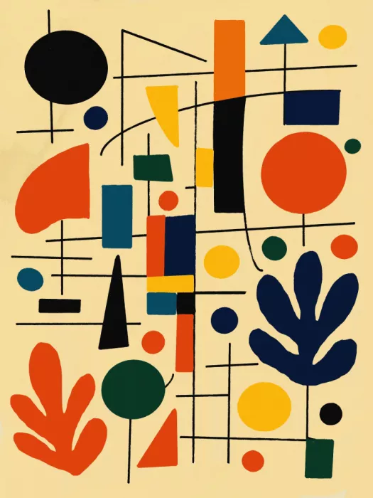 Dean, Little: Colorful Geometric Abstraction bauhaus