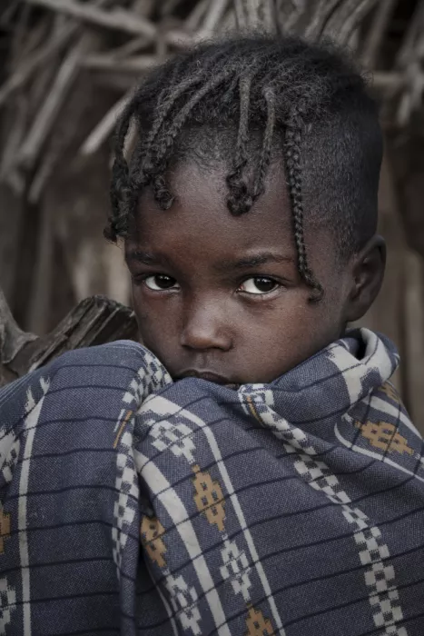 Molina, Elena: in a village of the Dassanech ethnic group, Omo Valley