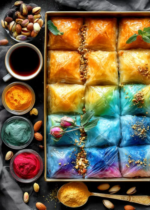 Jaszke, Justyna: Baklawa 2  food art