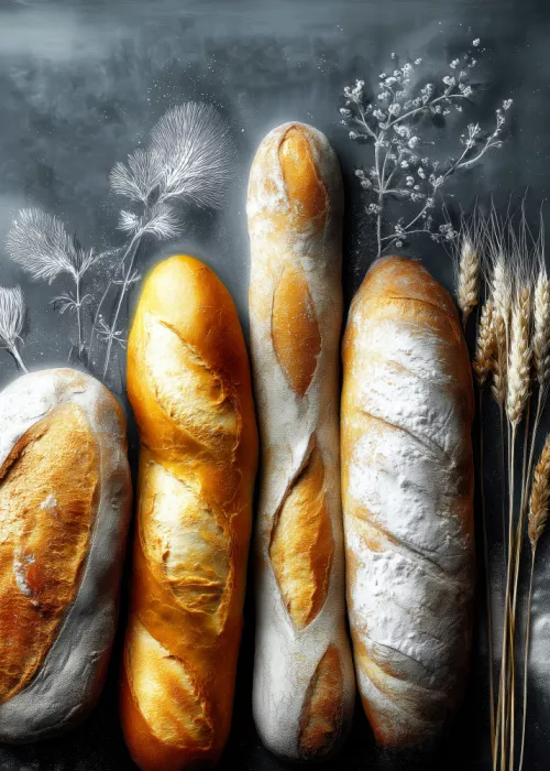 Jaszke, Justyna: Bread Loafs Baguettes 1  food art